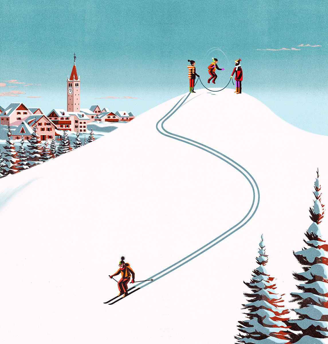 January illustration: Brentonico (Trentino-Alto Adige/Südtirol)