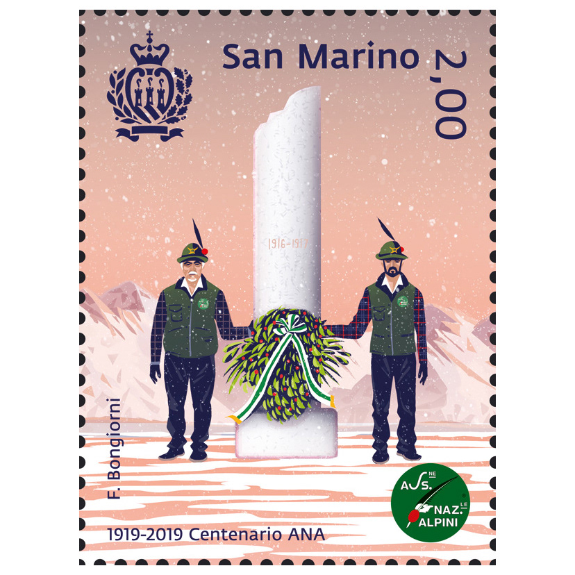 San Marino 2,00 Euro Postage stamp